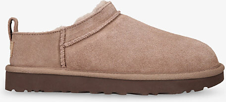 UGG Womens Mid Brown Classic Micro Suede Boots Eur 39 / 6 Uk Women