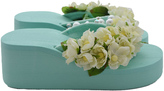 Thumbnail for your product : Gardenia Platform Beach Flip Flop In Blue