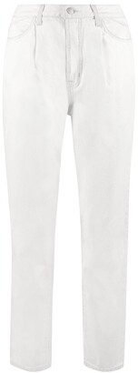 J Brand High-Rise Tapered Jeans