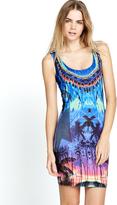 Thumbnail for your product : Love Label Printed Vest Dress - Placement Print