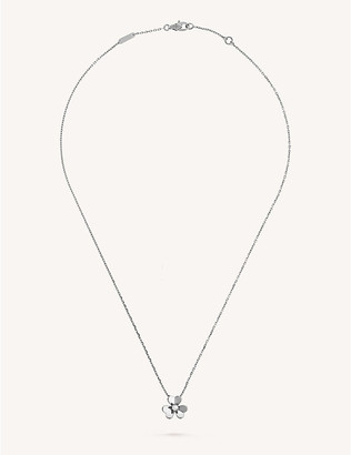 Van Cleef & Arpels Women's White Gold Frivole White-Gold And Diamond Pendant