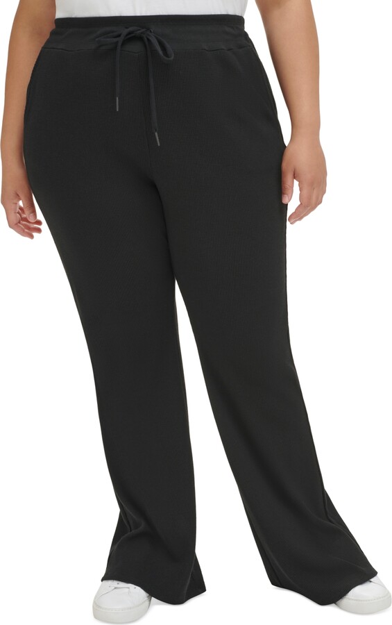 Calvin Klein Women's Black Plus Size Pants