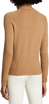 Thumbnail for your product : Loro Piana Baby Cashmere Cable-Knit Detail Turtleneck