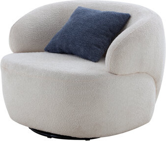 Dakota Fields Comfortable Swivel Armchair For Various Rooms Enhancing Space And Style.