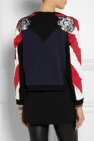 Thumbnail for your product : Emma Cook Appliquéd cotton-blend terry sweatshirt