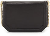 Thumbnail for your product : Foley + Corinna Triple-Chain-Strap Flap-Top Shoulder Bag, Black