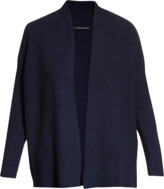 Thumbnail for your product : Eileen Fisher Ribbed Open-Front Cardigan