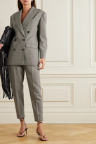 Thumbnail for your product : Isabel Marant Oladim Double-breasted Woven Blazer