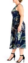 Thumbnail for your product : Standards & Practices Naya Deep V-Neck Midi Dress