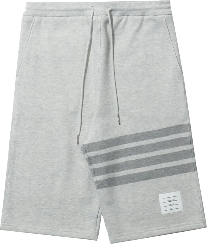 Thom Browne 4-Bar motif drawstring track shorts