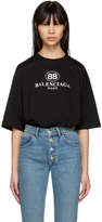 Balenciaga - T-shirt noir 'BB' Mode 