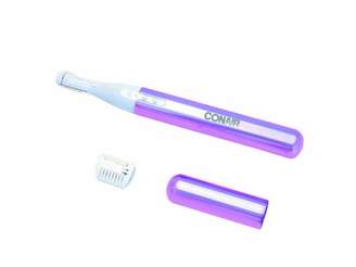 Conair Satiny Smooth Ladies Dual Blade Precision Trimmer; Battery Operated