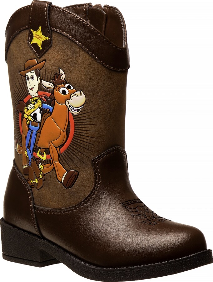 Disney Pixar Little Boys Toy Story Slip On Light Up Cowboy Boots ShopStyle