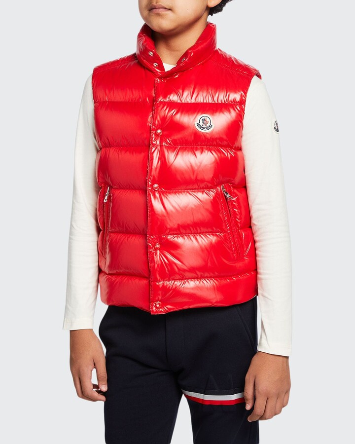 Red Puffer Vest Boys | Shop the world's largest collection of fashion |  ShopStyle