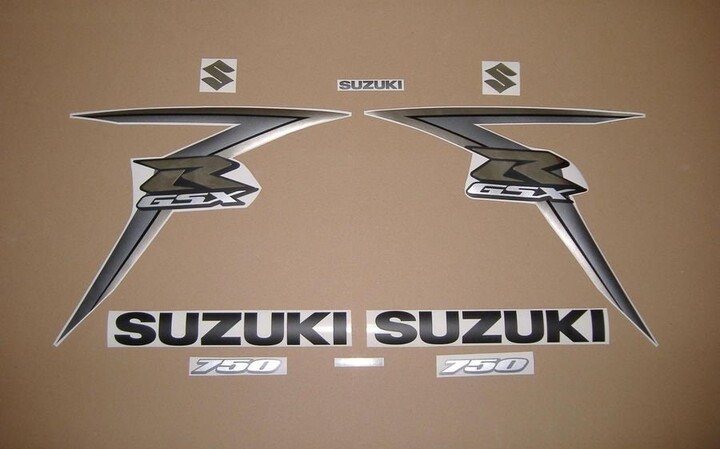 Etsy Suzuki Gsx-R 750 2010 Full Decals Set Stickers Kit Reproduction Graphics Restoration Adhesivos Pegatinas Autocollants Aufkleber K10 Logo
