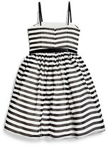 Thumbnail for your product : Un Deux Trois Girl's Striped Party Dress