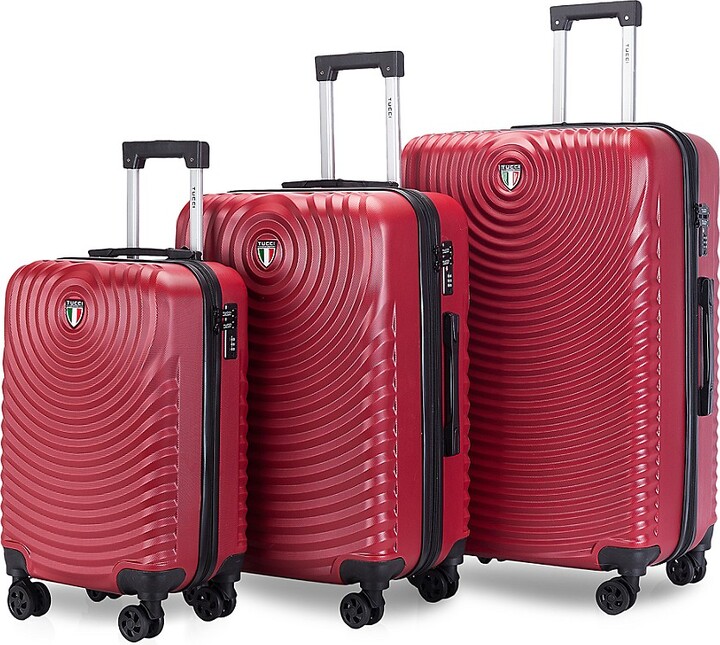 TUCCI Italy Genesi Textured Hardshell 3Piece Luggage Set ShopStyle