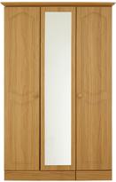 Thumbnail for your product : Consort Furniture Limited Hudson 3-Door Mirrored Wardrobe