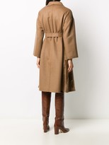 Thumbnail for your product : Fabiana Filippi Belted Wrap Coat