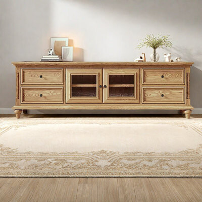 dinlin home American retro home TV cabinet