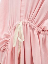 Thumbnail for your product : Marrakshi Life - Diagonal-waist Cotton-blend Shirt Dress - Pink
