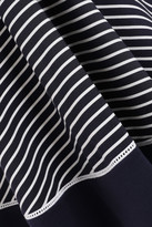 Thumbnail for your product : Kate Spade Striped Stretch-jersey Mini Dress