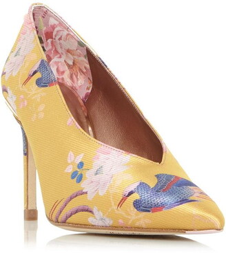 ted baker yellow heels