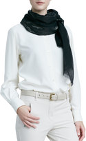 Thumbnail for your product : Loro Piana Soffio Amber Scarf, Black