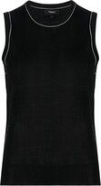 Thumbnail for your product : Theory Contrasting-Trim Detail Top