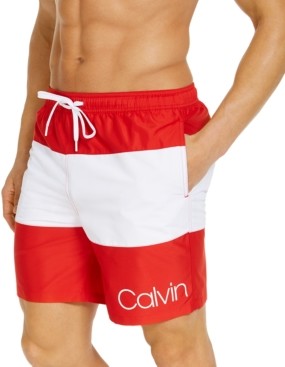 calvin klein swim shorts men
