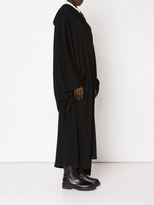 Thumbnail for your product : Yohji Yamamoto hooded long cape - women - Wool - 1