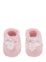 Thumbnail for your product : La Perla Daisy Cotton Knit Socks & Hat Set
