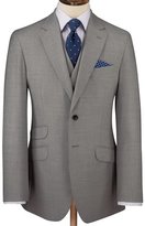 Thumbnail for your product : Charles Tyrwhitt Silver slim fit luxury suit