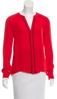 Thumbnail for your product : A.L.C. Silk Long Sleeve Blouse