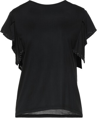 EMMA & GAIA T-shirt Black - ShopStyle