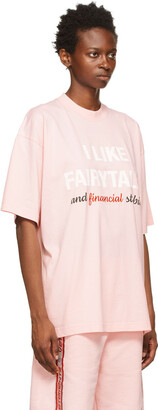 Vetements Pink 'Financial Fairytales' T-Shirt
