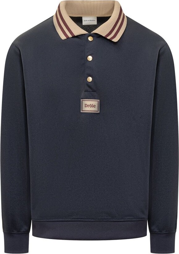 Drôle De Monsieur Long-Sleeved Polo Shirt