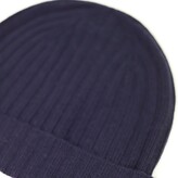 Thumbnail for your product : Merino Wool Wide-Ribbed Knit Beanie - Navy
