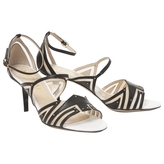 Thumbnail for your product : Aperlaï Black Leather Sandals