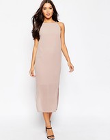 Thumbnail for your product : ASOS Maxi Cami Clean High Neck Dress