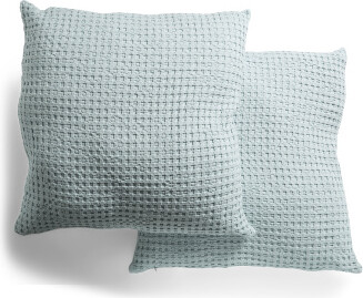 TJMAXX 2Pk Euro Pillows, Cotton/Polyester