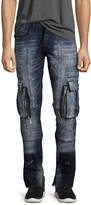 Thumbnail for your product : PRPS Windsor Skinny Stretch Moto Jeans, Icecap