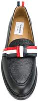 Thumbnail for your product : Thom Browne striped bow loafers