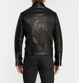 Thumbnail for your product : Balenciaga Hooded Leather Biker Jacket
