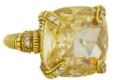 Thumbnail for your product : Judith Ripka 18K Canary Crystal & Diamond Ring