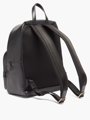 Versace Medusa-stud Leather Backpack - Black
