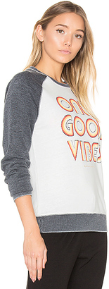 Spiritual Gangster Only Good Vibes Sweatshirt in White