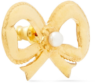 Simone Rocha Gold-plated Faux Pearl Earrings