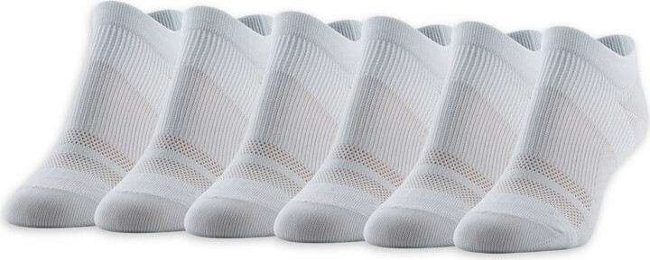 Peds Women’s All Day Active No Show Socks, 6 Pairs