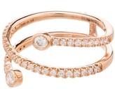 Thumbnail for your product : Dana Rebecca Designs 14kt Rose Gold Pavé Diamond Ring